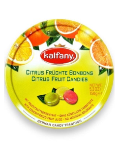 Kalfany Bonbon Citrus Fruit Drops 150G
