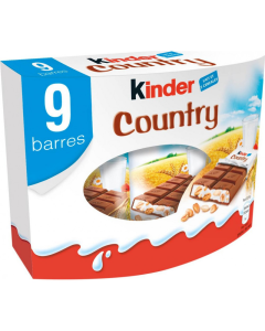 Kinder Country 211,5G / 9 Unités

