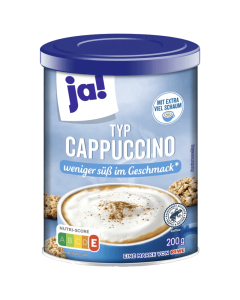 Ja! Cappuccino Sans Sucre 200G