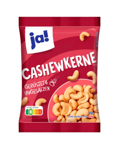 Ja! Acajou Grillées Non Salées 150 G
