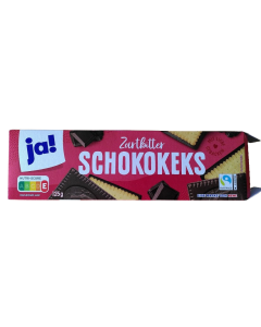 Ja ! Biscuits Au Chocolat Noir 125G