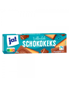 Ja ! Biscuits Au Chocolat Au Lait 125G
