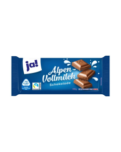 Ja! Chocolat Alpen Vollmilch 43X100G