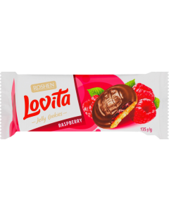 Lovita Jelly Cookies Raspberry Flavour