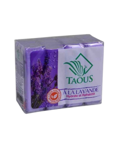 SAVON TAOUS LAVANDE PACK 4