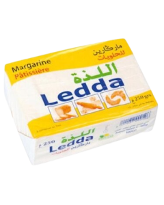 Margarine Pâtissière En Plaquette 250G - Ledda