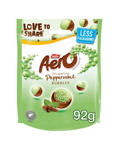 NESTLÉ AERO BUBBLES MENTHE POCHETTE 92G