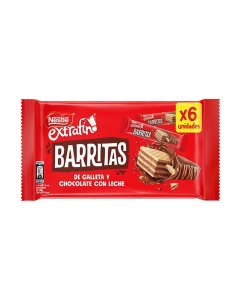 Chocolat Nestlé Barritas Wafer 6 X 18 G