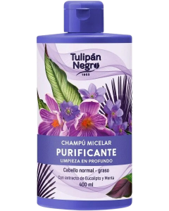 Shampoing micellaire effet Purifiant 400ml – Tulipan Negro
