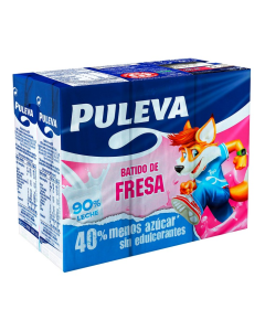 PULEVA BATIDO FRESA PACK 6x200ML