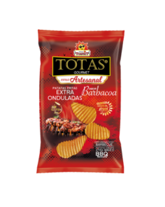 Frites Artisanales Extra Bouclées Saveur Barbecue Sans Gluten Totas Gourmet