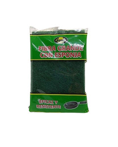 Ayala Éponge Avec Fibre Verte 10 X 15 Cm
