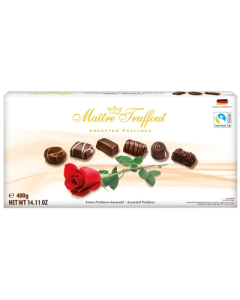 Assortiment De Pralines Boite Rose 400G