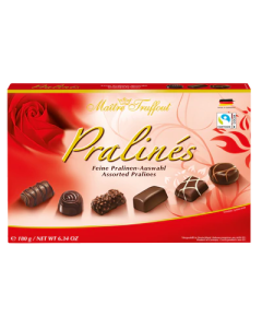Assortiment De Pralines Boîte Rouge 180G