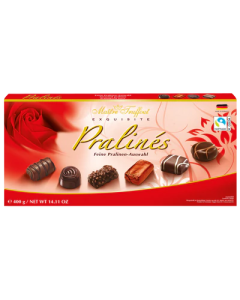 Assortiment De Pralines Boite Rouge 400G