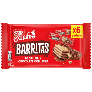 CHOCOLAT NESTLÉ BARRITAS WAFER 6 x 18 G