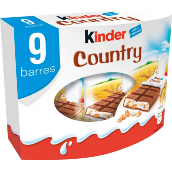 Kinder Country 211,5G / 9 Unités
