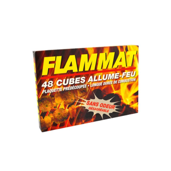 Flammat Allume Feu 48 Cubes Sans Odeur