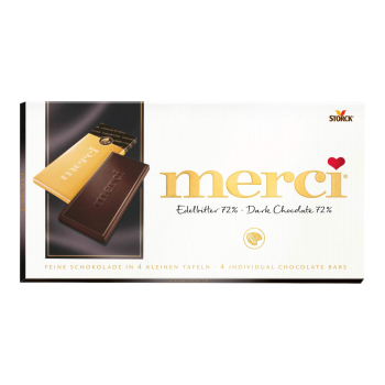 MERCI CHOCOLAT AU CHOCOLAT NOIR