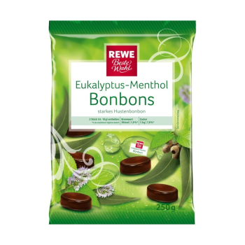 REWE BONBONS MENTHOL 250 G