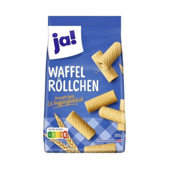 Ja! Biscuit "Waffel Rollchen" 200G