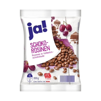 Ja! Schoko Rosinen 200G