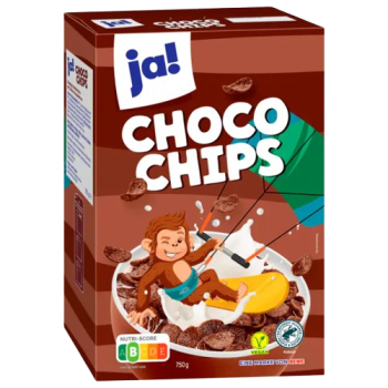 Ja ! Cornflakes Choco Chips 750G