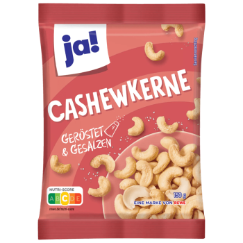 Ja ! Noix De Cajou Grillées Et Salées 150G