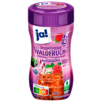 Ja! Teegtränk Waldfrucht 400G