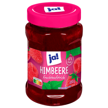 Ja! Confiture Framboises 60% 450 G
