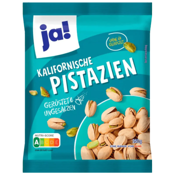 Ja! Pistaches Non Salée 250 G