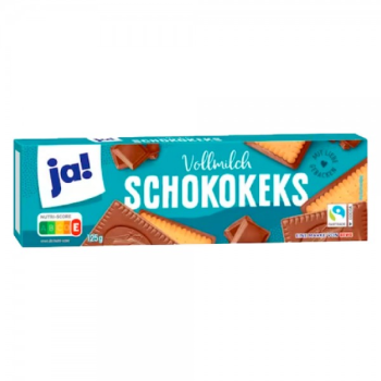 Ja ! Biscuits Au Chocolat Au Lait 125G