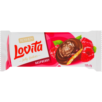 Lovita Jelly Cookies Raspberry Flavour