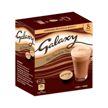 GALAXY HOT CHOCOLATE PODS 136 G (MOINS 8)