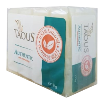 SAVON ALOEVERA 125G X 4 UNITES TAOUS