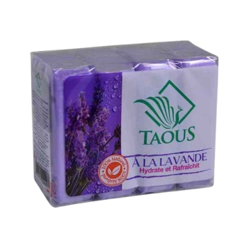 SAVON TAOUS LAVANDE PACK 4