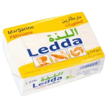 Margarine Pâtissière En Plaquette 250G - Ledda