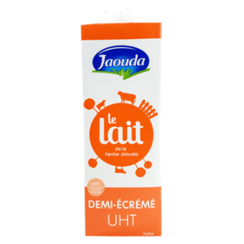 Lait Uht Demi-Écrémé 1L