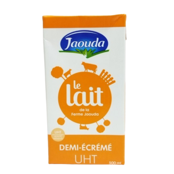 Jaouda Lait Demi-Écrémé 500 Ml
