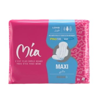 mia cotton touch serviette hygienique maxi long