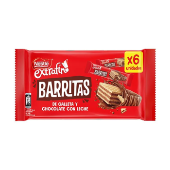 Chocolat Nestlé Barritas Wafer 6 X 18 G