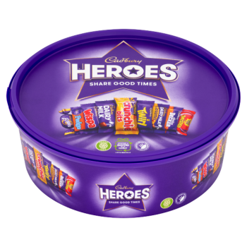 CADBURY HEROES CHOCOLAT TUB 550 G
