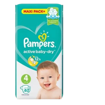 PAMPERS No4 62U