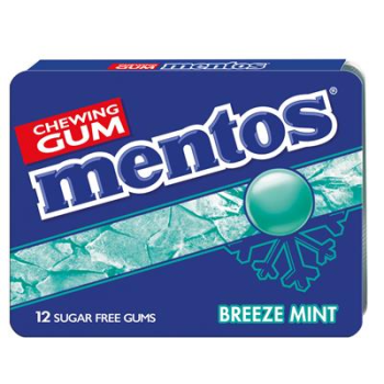 MENTOS GUM BREEZE MENTHE