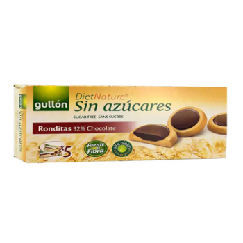 Biscuits Sans Sucre Ronditas 32% Chocolat Gullón 186 G