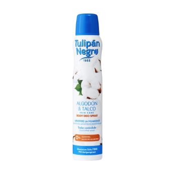 Tulipan Negro Algodon Talco