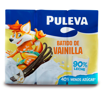 PULEVA BATIDO VAINILLA PACK 6x200ML