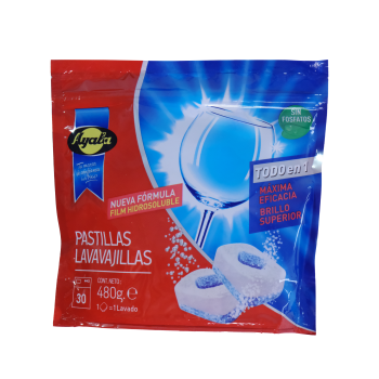 Ayala Pastillas Lavavajillas Pack 30 Pièces