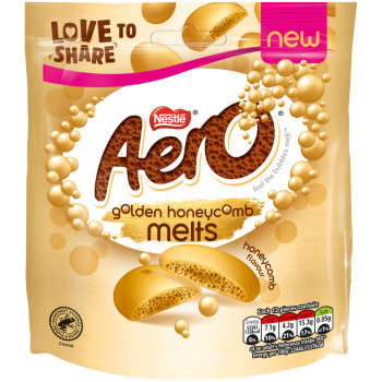 NESTLÉ AERO MELTS POCHETTE DE NACRE AU NOYAU DE MIEL 86G
