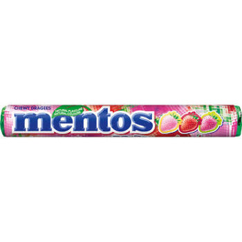 Bonbon Mentos Fraise 38G